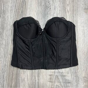 Elegant Black Lace Bustier